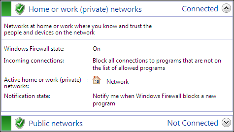 Check Network And Firewall