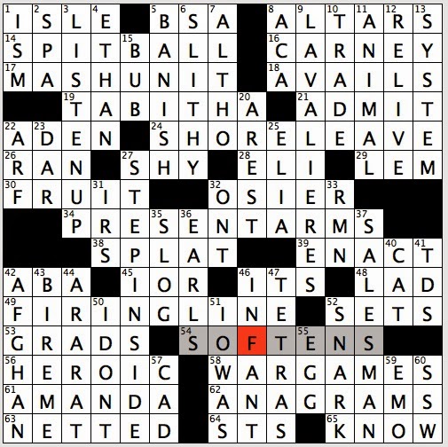 National Guard-Themed Crossword Puzzles