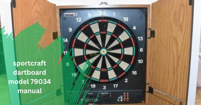 sportcraft dartboard model 79034 manual